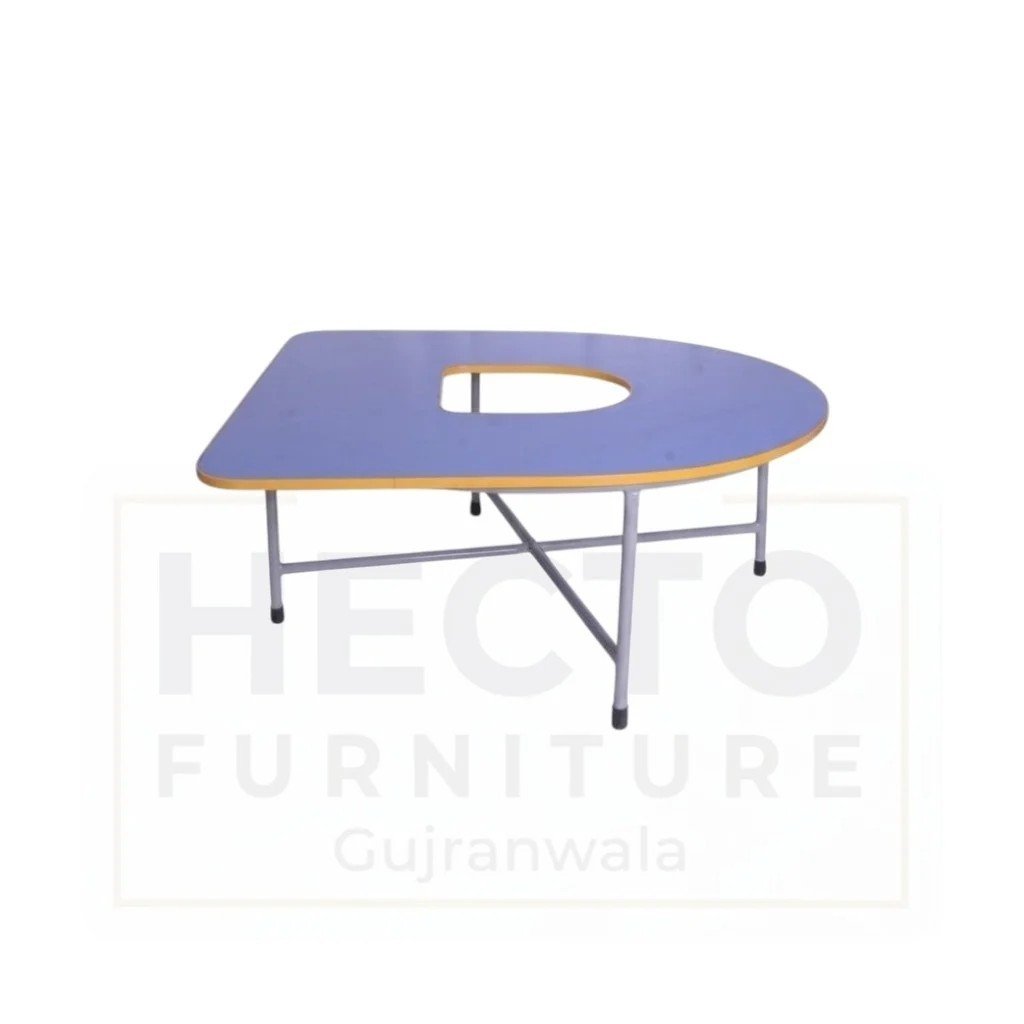 D shape MDF wooden sheet table