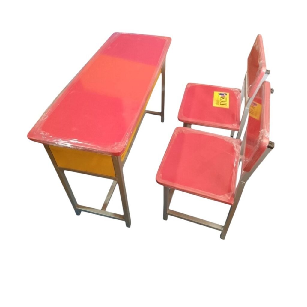 MDF wooden sheet table and two chairs (12×12)